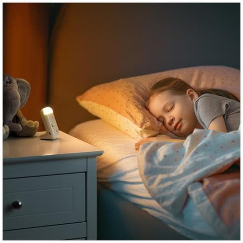 Audio Baby Monitor Pip152 Con Audio Hd, 2 Monitor, Monitoraggio Della Temperatura, Conversazione Bidirezionale, Luce Notturna E Ninne Nanne - Foto 4