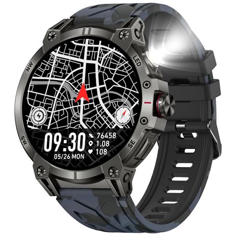 Smartwatch Multifunzione Con Monitoraggio Della Salute E Bluetooth Per Chiamate Blue - Foto 2