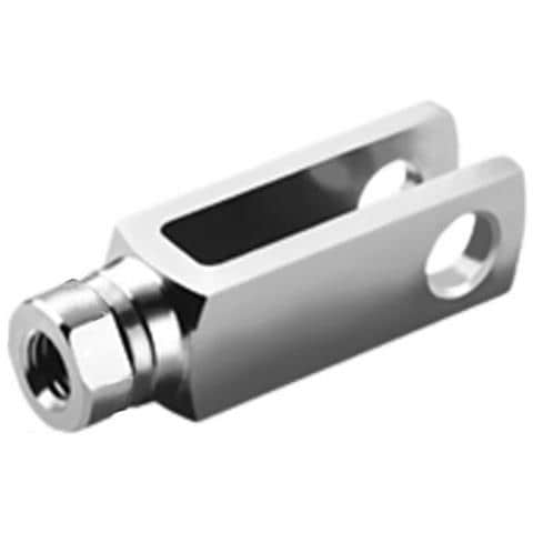 Forcella Gambo Rotante Filetto M6 Dx Lunghezza 12mm Confezione Da 5 Pezzi - Foto 1