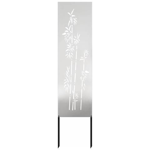 Schermo per privacy in giardino Floreale Argento 32 x 140 cm - Foto 1