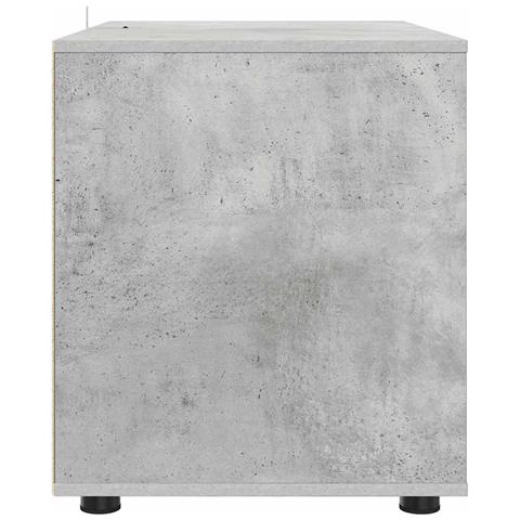 Armadio Grigio cemento 80 x 48 x 57 cm Legno multistrato - Foto 9