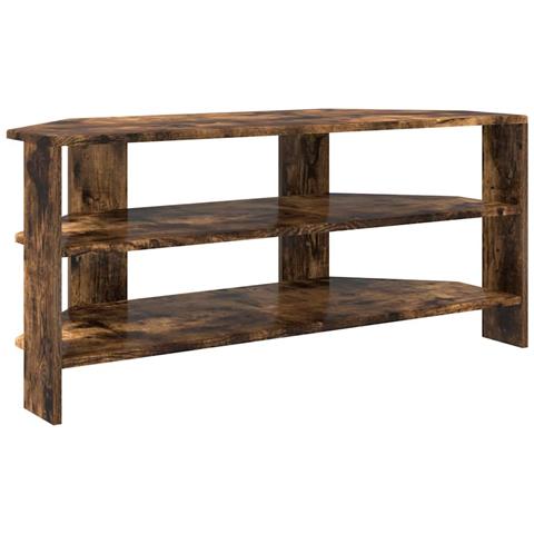 MobileTVAngolare Rovere fumé 102x40,5x45cm Legno multistrato - Foto 1