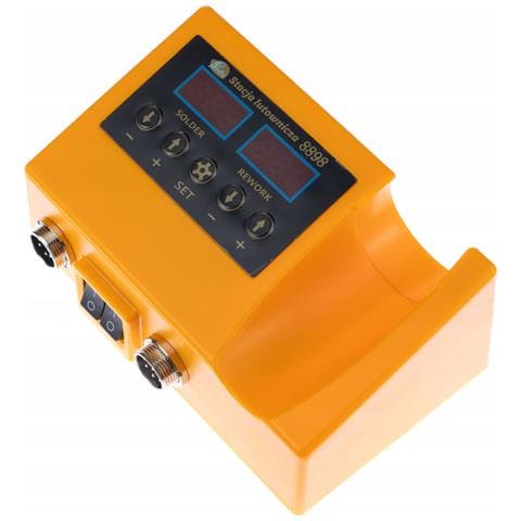 Stazione Saldante 2 In 1 Orange Husky Oh660 - 660w, Display Led, Regolazione Temperatura | Saldatura Elettronica E Plastica - Foto 2