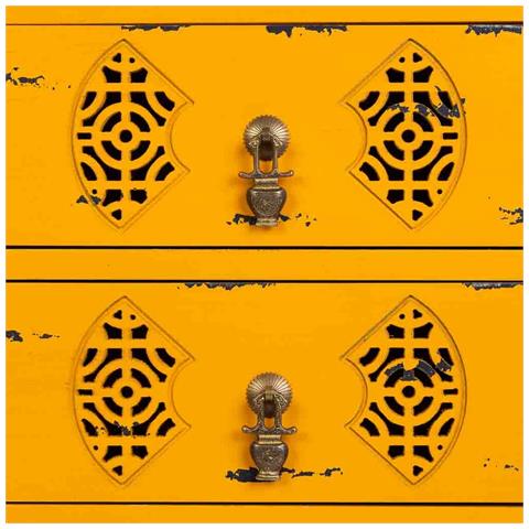 Mesita De Madera Con 3 Cajones Amarillo 45x36x70 - Foto 7