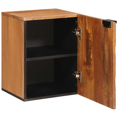 Mobile Appeso da Bagno con lo scaffale Marrone 38 x 33 x 48 cm - Foto 2