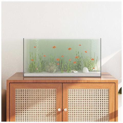 Acquario con archiviazione Trasparente 60 x 30 x 30 cm Vetro - Foto 2