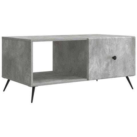 Tavolino da salotto Grigio Cemento 90 x 50 x 40 cm - Foto 1