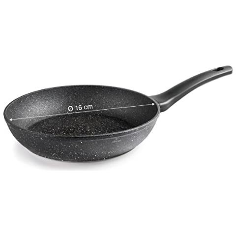 26816 - Padella Java, in alluminio forgiato, 100% senza PFOA, antiaderente con particelle di pietra - Foto 2