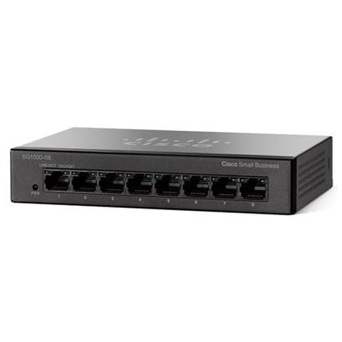 Cisco Small Business SG 100D-08 - Switch - unmanaged - 8 x 10/100/1000  - Foto 1