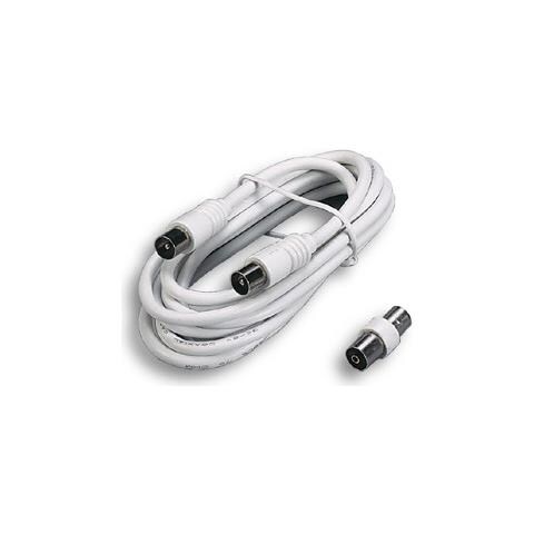 Prolunga antenna TV cavo 5 mt con adattatore - Foto 3