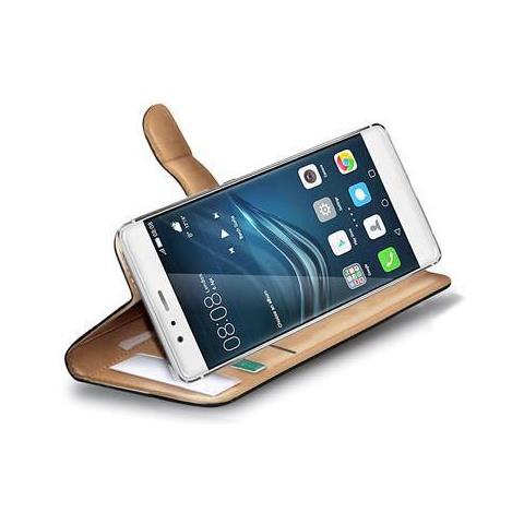 Custodia Wally in Similpelle per Huawei P9 Plus - Colore Nero - Foto 2