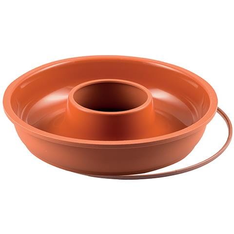 Stampo ciambella 24cm classic silicone terracotta - Foto 2