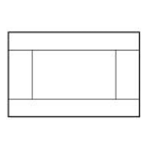 45p03r - Placca Sabbiata Ral45 In Tecnopolimero 3m. grigio Ral7035 - Foto 2