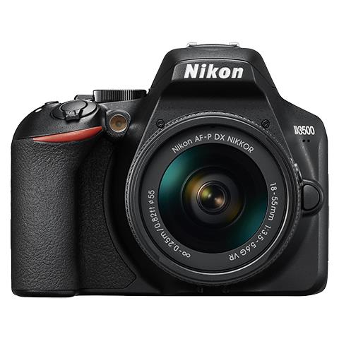 Fotocamera Full HD D3500 + AF-P 18-55 VR F / 3,5 - f / 5,6 VR 24.2MP CMOS 6000 x 4000Pixel Nero  - Foto 2