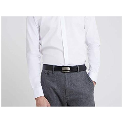 Coll. belt - Cintura In Pelle Nero 90 - Foto 3