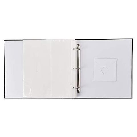 Grande Scivolare Dentro Photo Album Contenente 500 Foto 6 X 4 Gold Stamp Imbottito Coperchio Nero - Foto 2