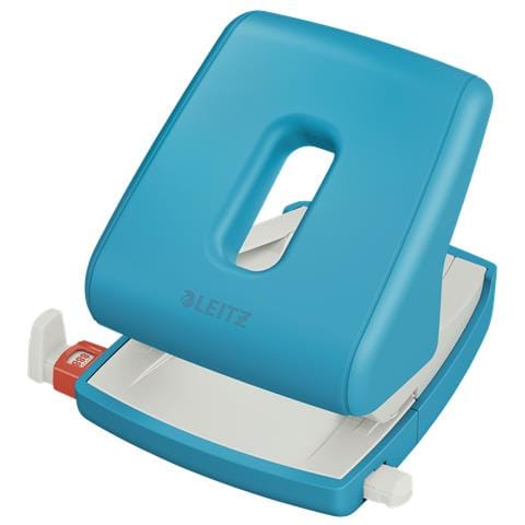 Leitz 50040061. Locherkapazitt: 30 Bltter, Produktfarbe: Blau, Material: Metall. Breite: 137 Mm, Tiefe: 131 Mm, Hhe: 109 Mm (50040061) - Foto 1