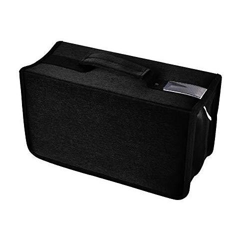 Cd Case Ue Alachi 160 Capacit Di Nylon Cd Dvd Bagagli Portafoglio Di Protezione Del Disco Organizzatore Valigetta Con Carta Di Supporto - Foto 1