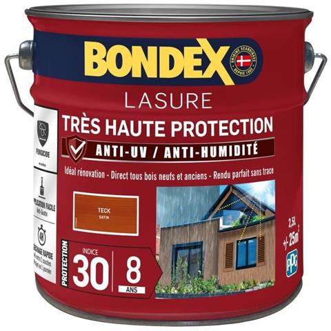 Mordente Per Legno Ad Altissima Protezione 8 Anni Teak 2,5l - Foto 1