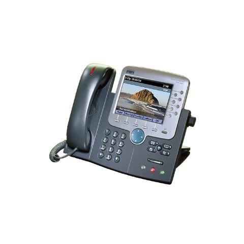 Telefono IP Cisco 7912G - 1 x Linea totale - VoIP - 1 x Station User LicenseRete (RJ-45) - SCCP Protocol (s) - Foto 1