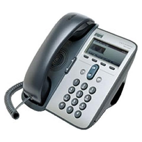 Telefono IP Cisco 7912G - 1 x Linea totale - VoIP - 1 x Station User LicenseRete (RJ-45) - SCCP Protocol (s) - Foto 2