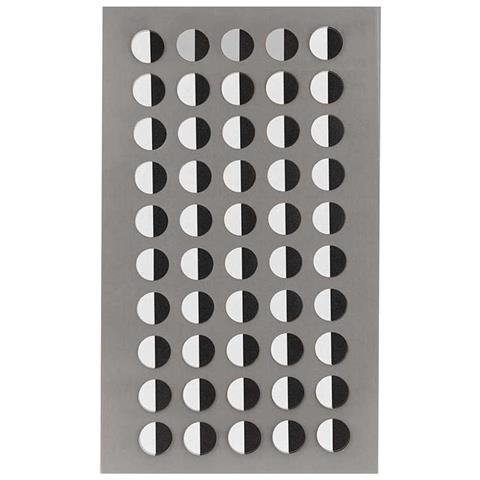 200 Adesivi Occhi Tondi Bianchi E Neri - 0,8 Cm - Foto 1