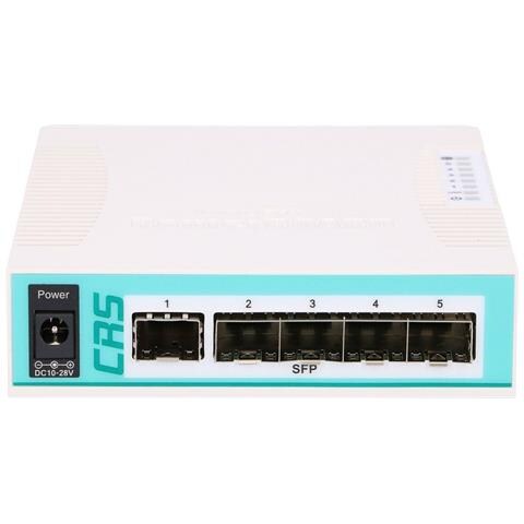 Crs106-1c-5s L5 5xsfp 1g, 1xgigabit Lan Poe / Sfp Combo, Desktop Case (mt Crs106-1c-5s) - Foto 1