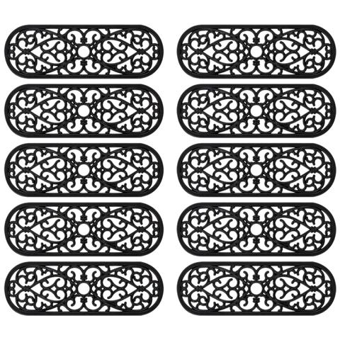 Tappetino Per Scale 10 Pz 25x75 Cm In Gomma - Foto 2