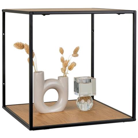 Mensola Vita - Marrone - Metallo - 36x36x36 Cm - Foto 1