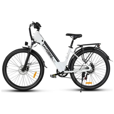 Rs-a01 Pro Bicicletta Elettrica - Potenza 350w Batteria 36v15ah Autonomia 40km Freno A Disco Meccanico - Bianco - Foto 1