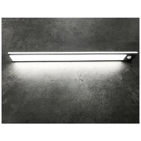 Lampada Led Sensore Crepuscolare Rileva Movimento Ricaricabile 2 W Luce Bianca - Foto 2