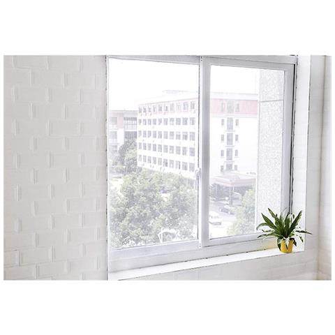 Zanzariera Per Finestra Tenda Adesiva Telo Anti Zanzare Insetti Bianca 150x200cm - Foto 4
