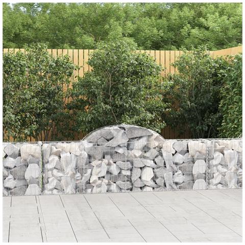 Cesti Gabbioni Ad Arco 40 Pz 200x30x60/80 Cm Ferro Zincato - Foto 1