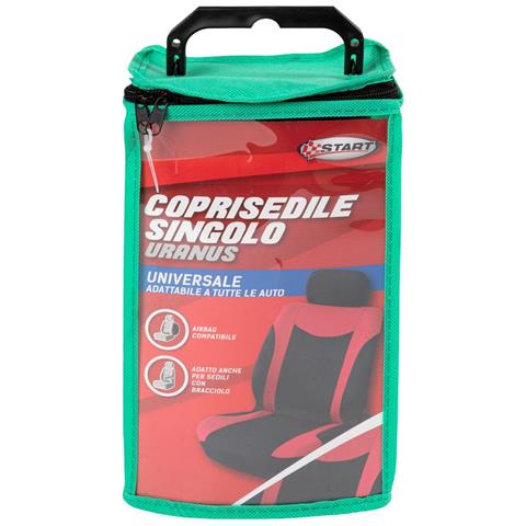 Coprisedile Singolo Anteriore Uranus Nero / Rosso - Foto 2