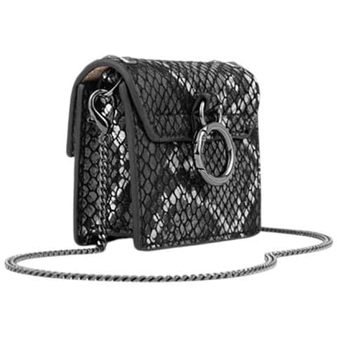 Mini Borsa Per Airpods Any Generation Modello Zoe Con Tracolla E Moschettone, Nero - Foto 4