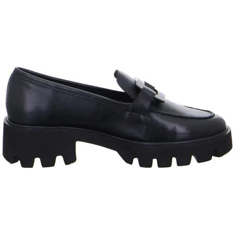 Oxford Loafers Mocassino Pelle Scarpe Donna Nero Eu 37, 12-21703-01 - Foto 2