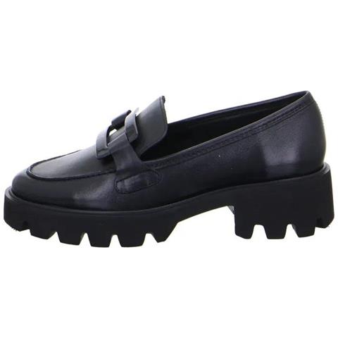 Oxford Loafers Mocassino Pelle Scarpe Donna Nero Eu 37, 12-21703-01 - Foto 3