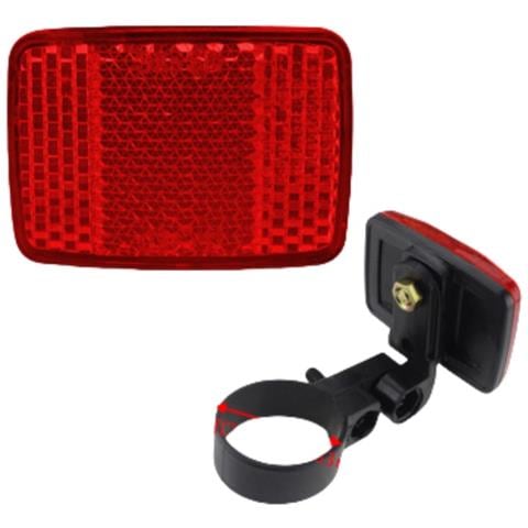 Catadiottro Posteriore Riflettente Per Bicicletta Per Una Maggiore Visibilità Red - Foto 1