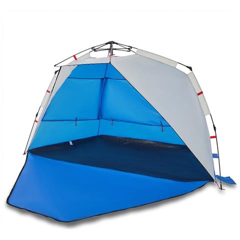 Tenda da Spiaggia 3Persone Azzurro Rilascio Rapido Impermeabile - Foto 1