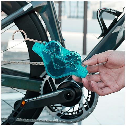 Pulitore Per Catena Da Bicicletta, Strumento Per La Pulizia Della Catena Per Biciclette Da Montagna E Da Strada - Foto 2