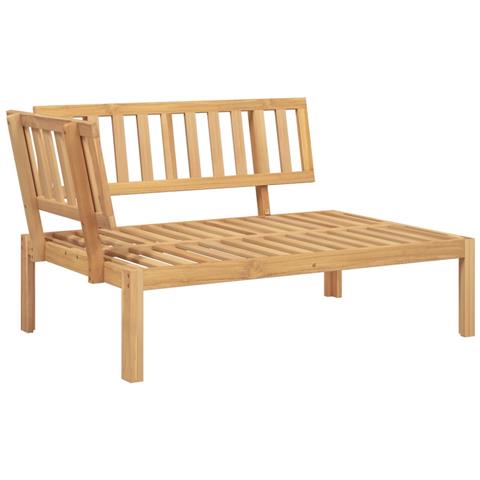 Set Divano Pallet Da Giardino 5 Pz In Legno Massello Di Acacia - Foto 3