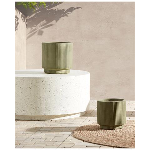 Vaso Per Piante Daria 30 Cm Verde Oliva - Foto 1