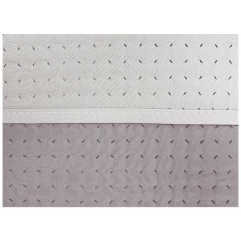 Quilt Trapuntino Estivo 100gr Mq Bicolor Double Face Tinta Unita Modello Cloe Matrimoniale Beige - Foto 2