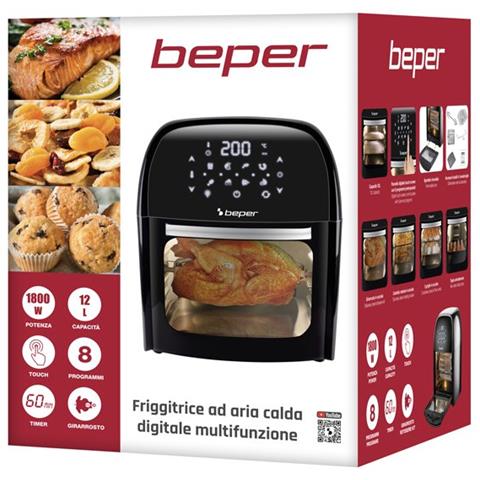 Friggitrice ad Aria P101FRI012 Capacità 12 Litri 1800 Watt Colore Nero - Foto 10