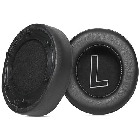 Cuscinetti Auricolari Premium In Pelle Proteica Nera Per Edifier Hecate Gx - Foto 2