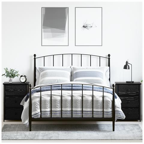 Set di Comodini in Rovere Nero Rovere Nero Legno ingegnerizzato - Foto 2