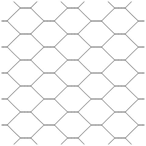 Recinzione Esagonale Grigio 1,2x10 m Acciaio, Pali per Recinzione con Punta 7 pz Ø32 mm 140 cm Acciaio Galvanizzato - Foto 9