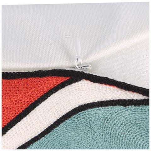 Set Di 2 Copricuscini 45x45 Cm Ricamati Art Safina - Foto 5