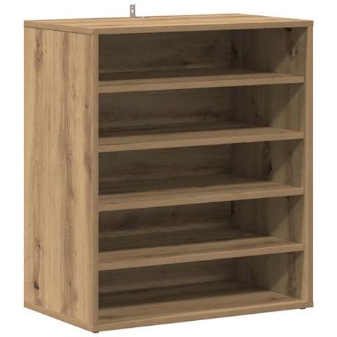 Scarpiera Rovere Artigianale 60x35x70 cm in Legno Multistrato - Foto 1