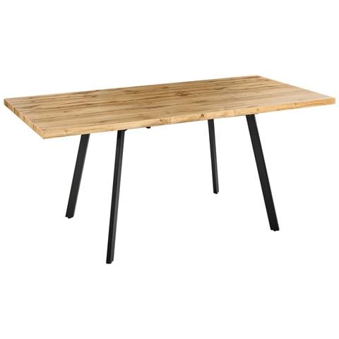 Tavolo Da Pranzo Estensibile Harlow Marrone 140/180 Cm 90 Cm - Foto 2